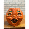 Vintage Halloween Jack o' Lantern Pulp Paper Mache JOL Choir Boy LARGE 8"