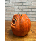 Vintage Halloween Jack o' Lantern Pulp Paper Mache JOL Choir Boy LARGE 8"