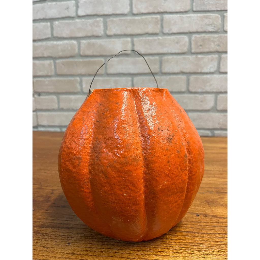 Vintage Halloween Jack o' Lantern Pulp Paper Mache JOL Choir Boy LARGE 8"