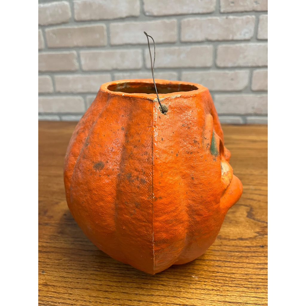 Vintage Halloween Jack o' Lantern Pulp Paper Mache JOL Choir Boy LARGE 8"