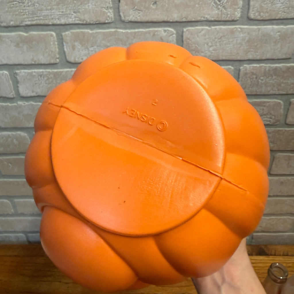 Vintage Plastic Blow Mold Tigger Halloween Candy Bucket Winnie The Pooh Disney