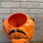 Vintage Plastic Blow Mold Tigger Halloween Candy Bucket Winnie The Pooh Disney