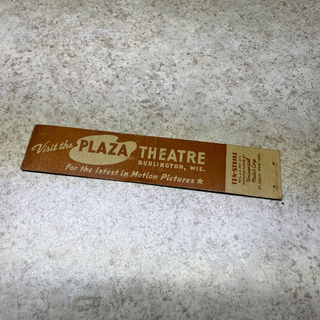 The Riviera Schwartz Hartford Lake Geneva Wis Advertising Matchbook Lounge