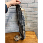 Antique Primitive Folk Art Religious Wall Sconce Carved Saint Icon Candle Holder Santos Bishop