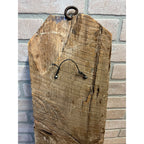 Antique Primitive Folk Art Religious Wall Sconce Carved Saint Icon Candle Holder Santos Bishop