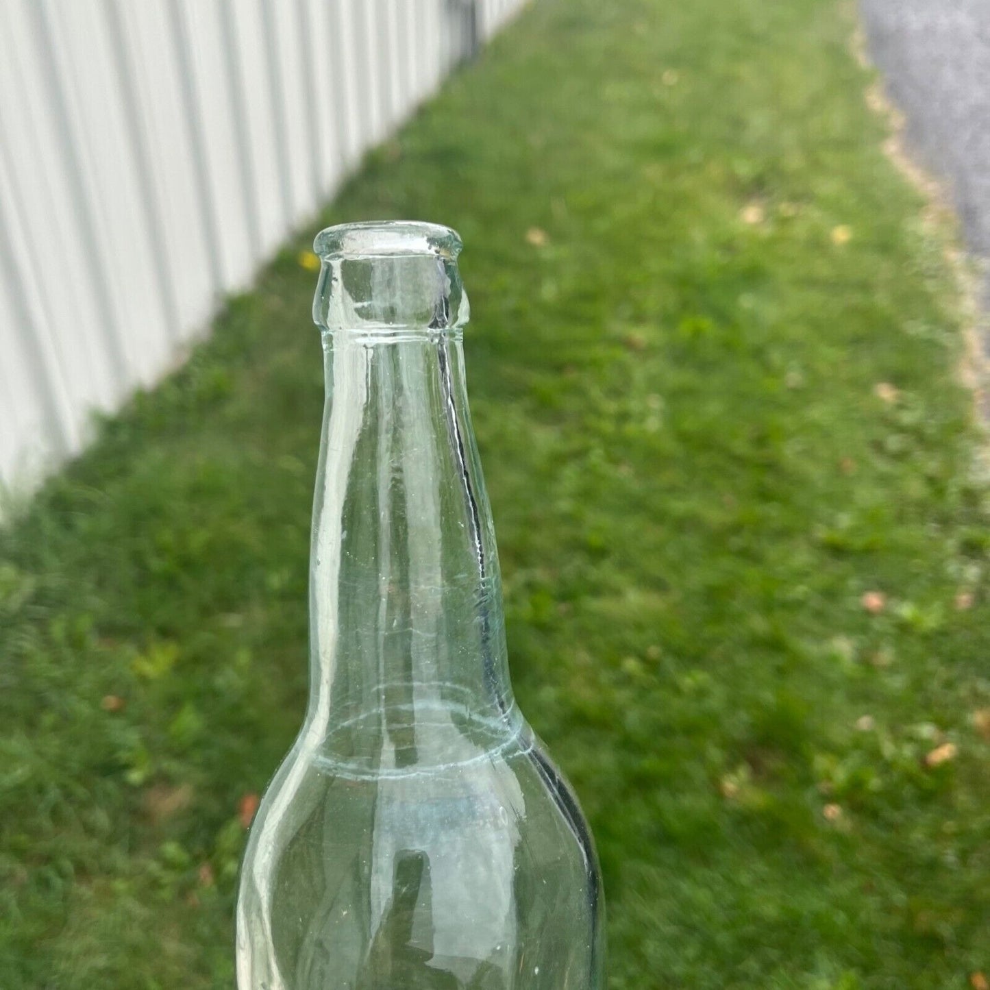 Pre-Prohibition J. Steger & Co Brewers Mayville Wis Clear Beer Bottle WIS