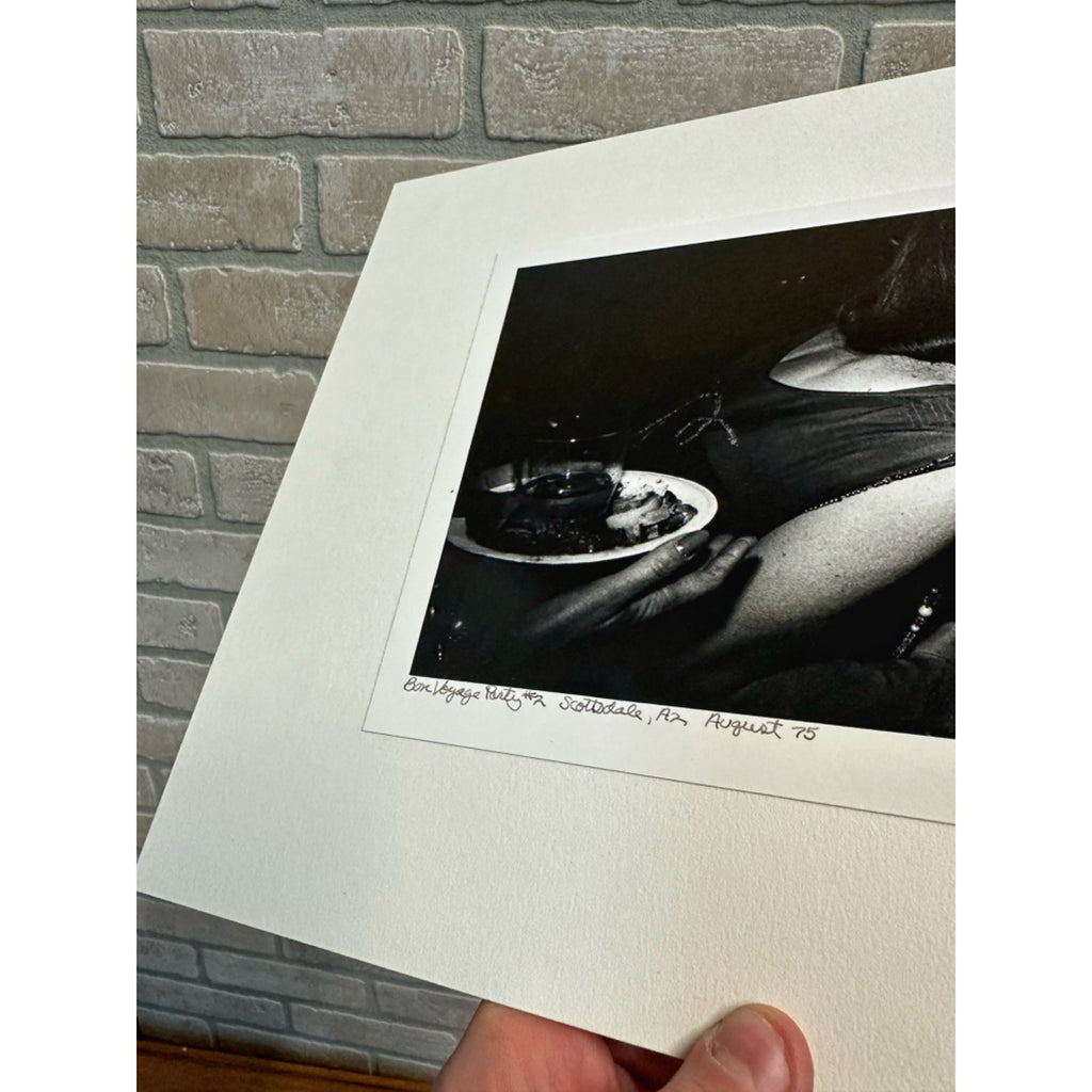 Neil A. Miller Original 1975 Photo Negative Print Bon Voyage Party Scottsdale AZ Signed