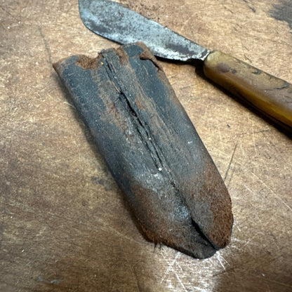 Antique Early 1800s Blood Letting Knife w/ Sheath 4.5" Civil War Era