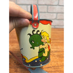 Vintage Ohio Art Tin Litho Child's Sand Toy Pail #128 Seahorse 4.25" T