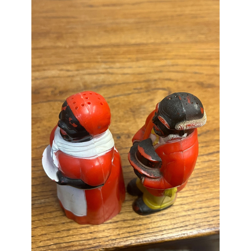 Vintage Aunt Jemima & Uncle Moses Plastic Salt & Pepper Shakers