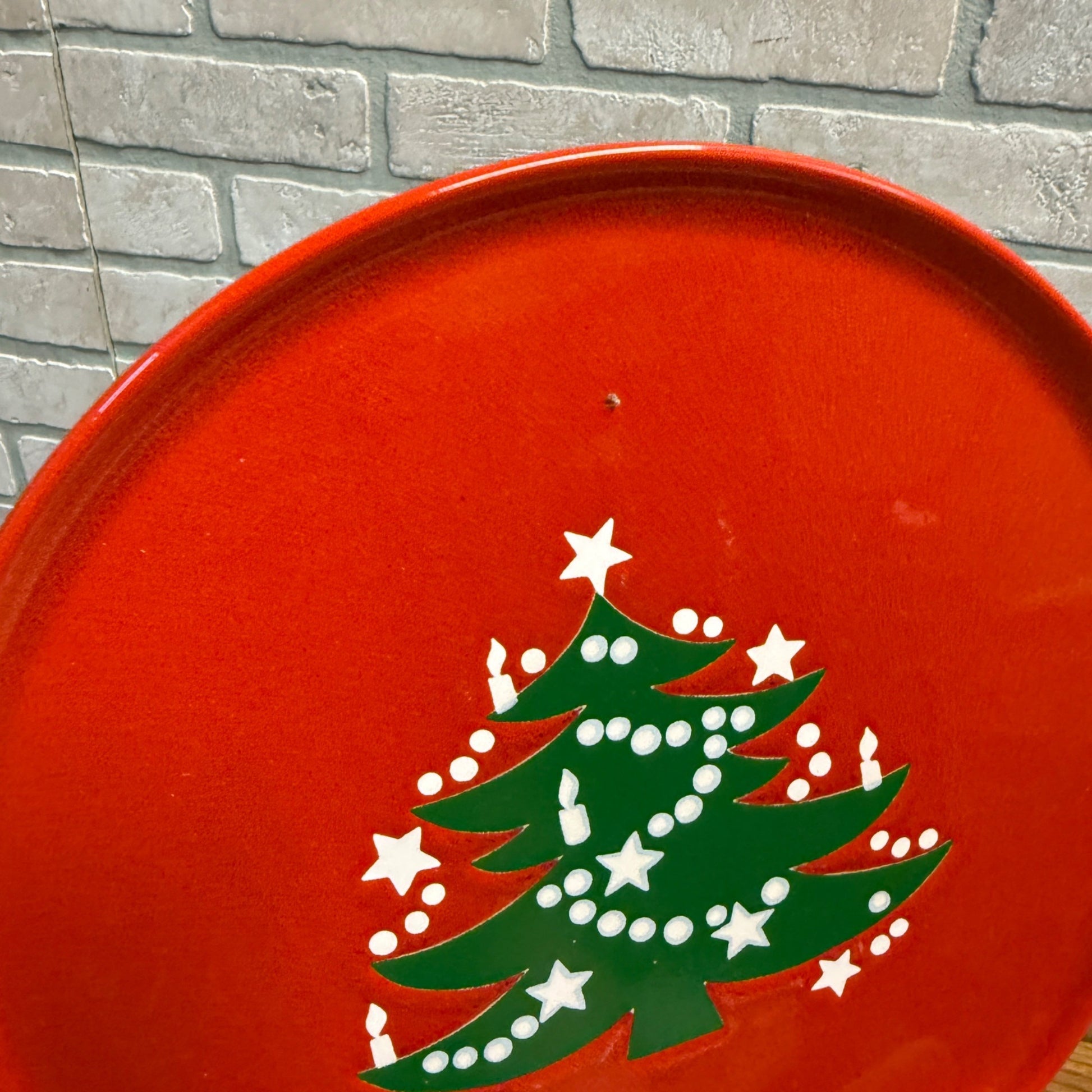 Waechtersbach 12.5""Christmas Tree Platter West Germany Serving Plate