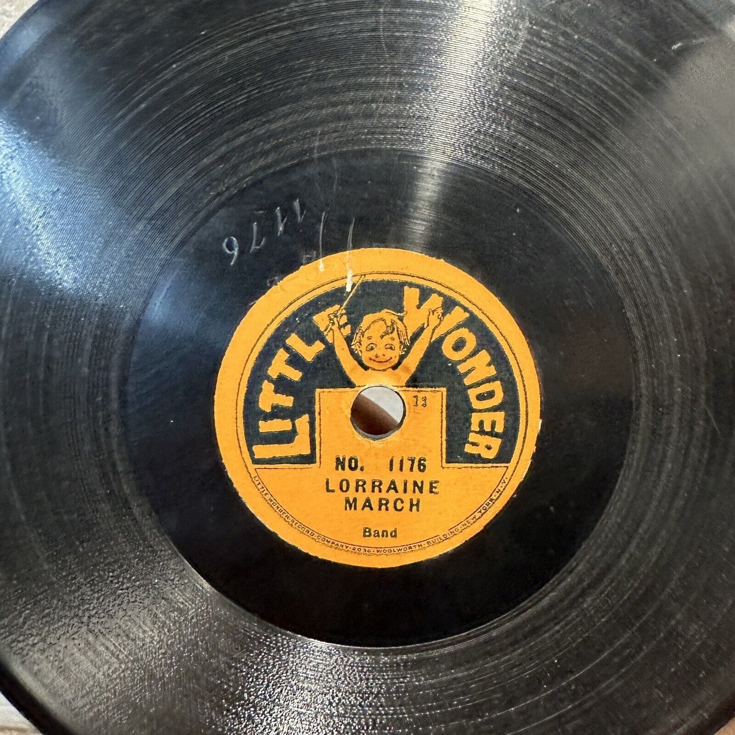 Vintage 1930s Little Wonder No. 1176 Lorrain March Record 78rpm