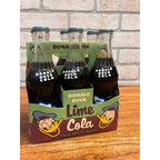 RARE Vintage 1959 Disney Donald Duck Lime Cola Soda Carrier w/ 6 Bottles - MINT