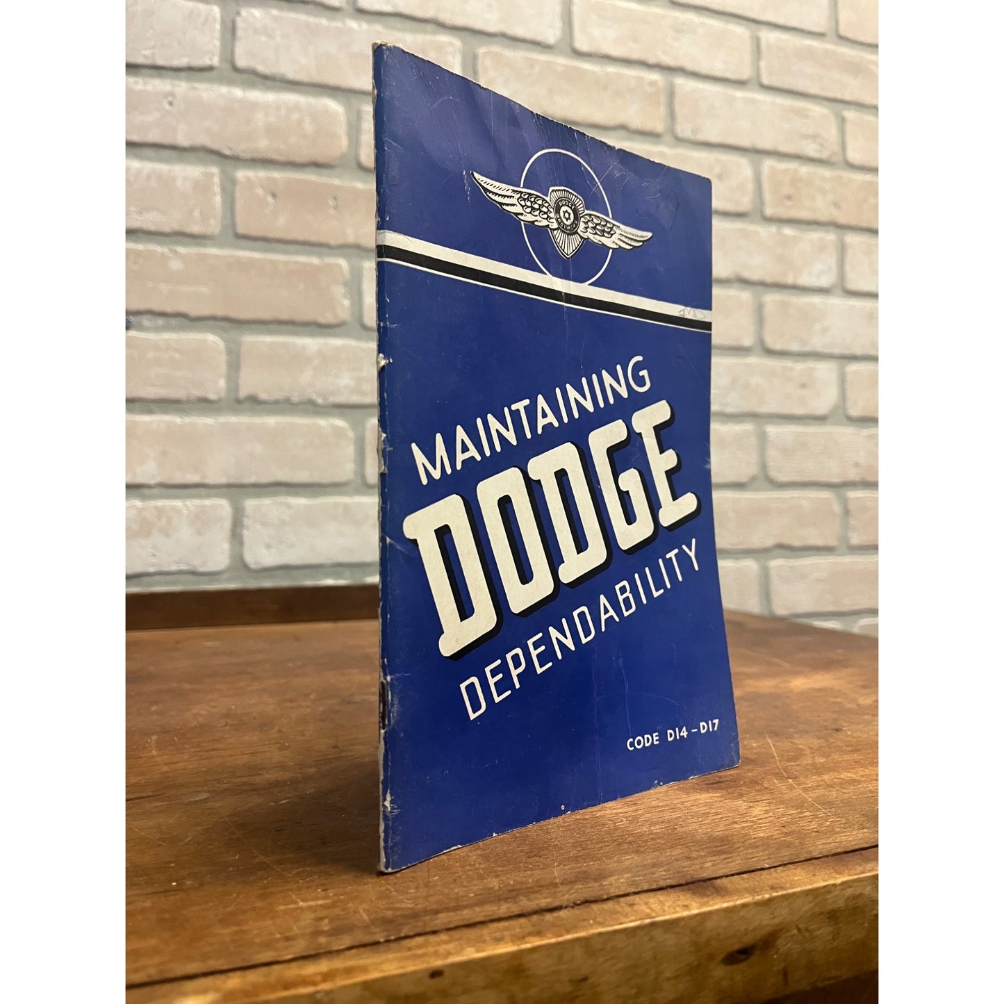 VINTAGE 1939 DODGE "MAINTAINING DODGE TRUCK DEPENDABILITY" MANUAL