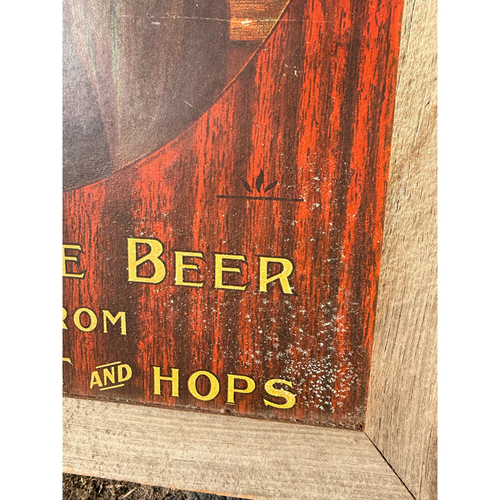 Vintage Fleck's Ernst Beer Fleckenstein Brewing Co. Reproduction Beer Sign