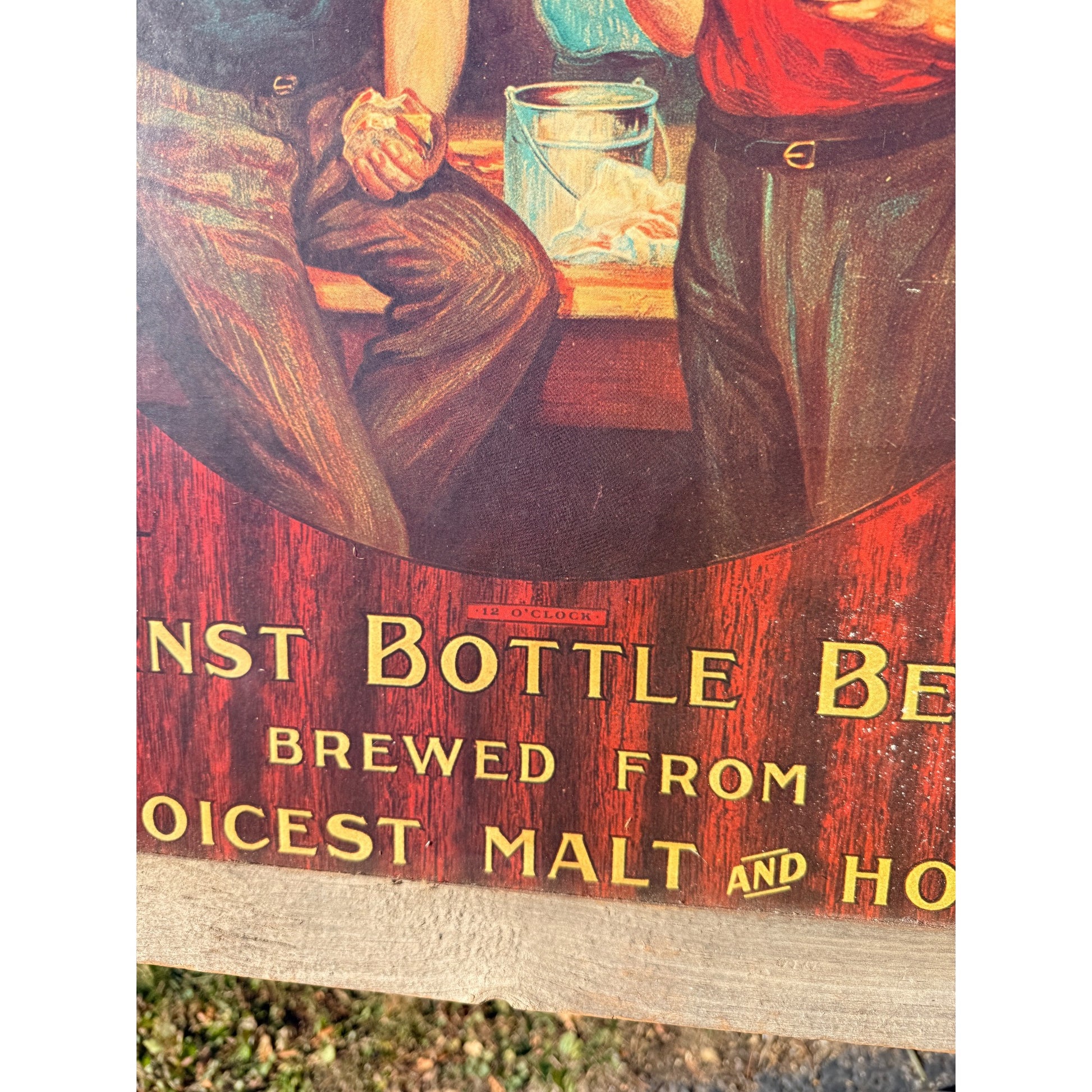 Vintage Fleck's Ernst Beer Fleckenstein Brewing Co. Reproduction Beer Sign