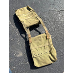 Pair of Original WWII US Army Medic Pouch Bags Saddle Bag Vintage WW2