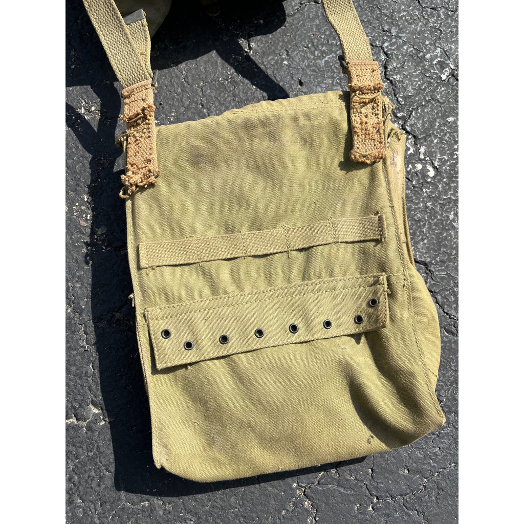 Pair of Original WWII US Army Medic Pouch Bags Saddle Bag Vintage WW2