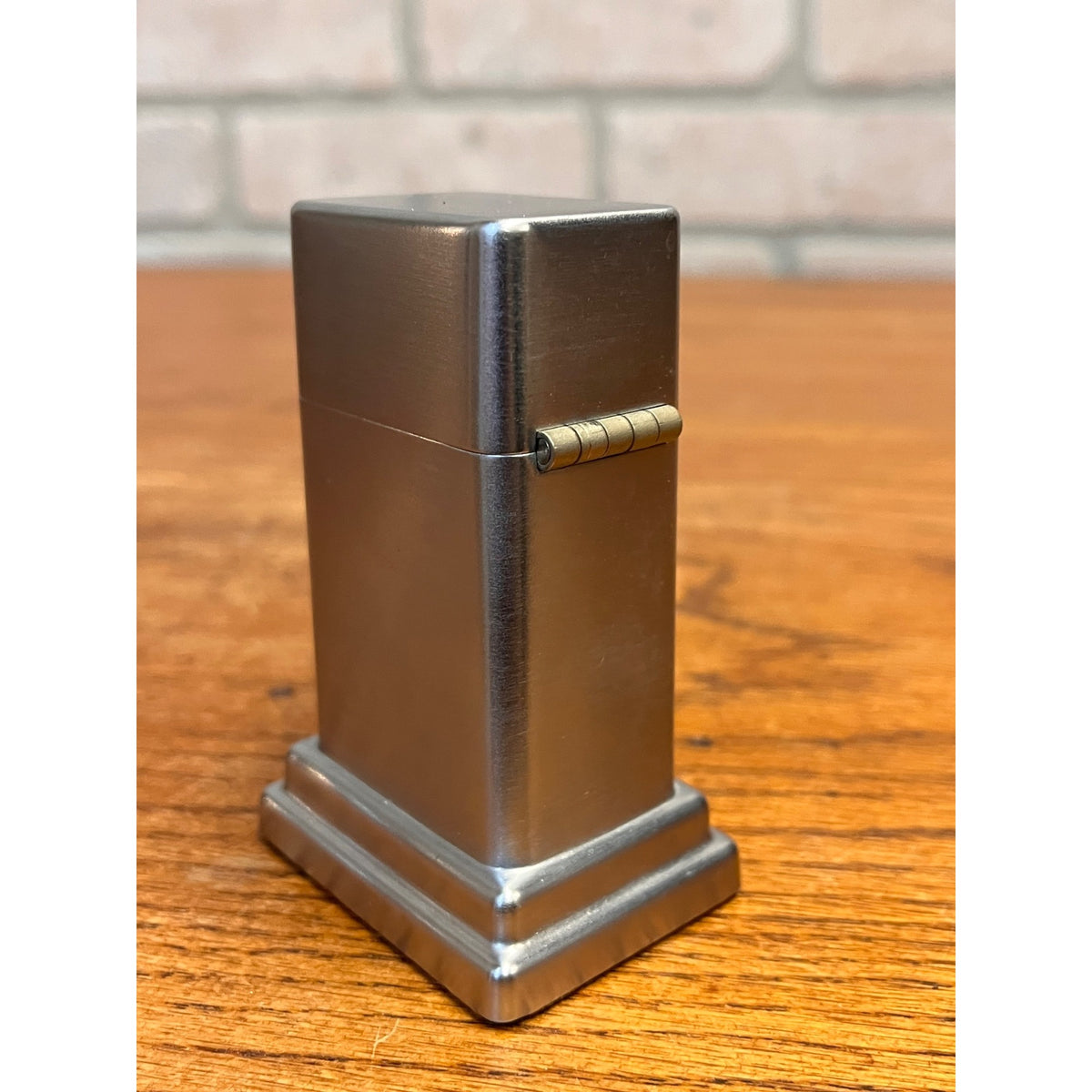 Vintage Zippo Peck Meat Packing Corporation Milwaukee Table Lighter Advertising