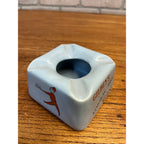 Vintage Scarce Gibleys London Gin Scotch Whiskey Advertising Ceramic Ashtray