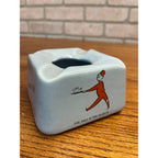 Vintage Scarce Gibleys London Gin Scotch Whiskey Advertising Ceramic Ashtray