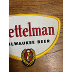 Vintage Gettelman Beer Uniform Jumbo 7.5" Jacket Patch Milwaukee Wisconsin WI