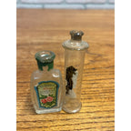 Antique La France Rose Colgate Perfume Sample Bottle Miniature Glass Vanity Lot