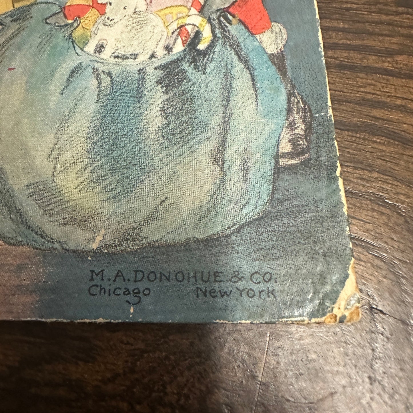 Early 1900s St. Nicholas Visit Santa Claus Series #150 M.A. Donohue & Co. Vintage