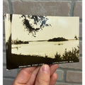 Vintage Crawling Stone Lake Lac Du Flambeau Wisconsin Wis RPPC Photo Postcard