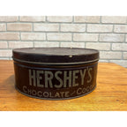 Vintage 12" Diameter Hershey's Chocolate and Cocoa Advertising Food Tin