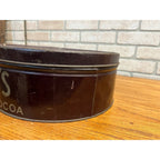 Vintage 12" Diameter Hershey's Chocolate and Cocoa Advertising Food Tin