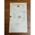 Chilton Wisconsin Invoice Letterheads Meili Ford Malting Co Brewery