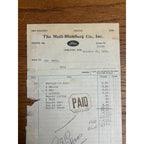 Chilton Wisconsin Invoice Letterheads Meili Ford Malting Co Brewery