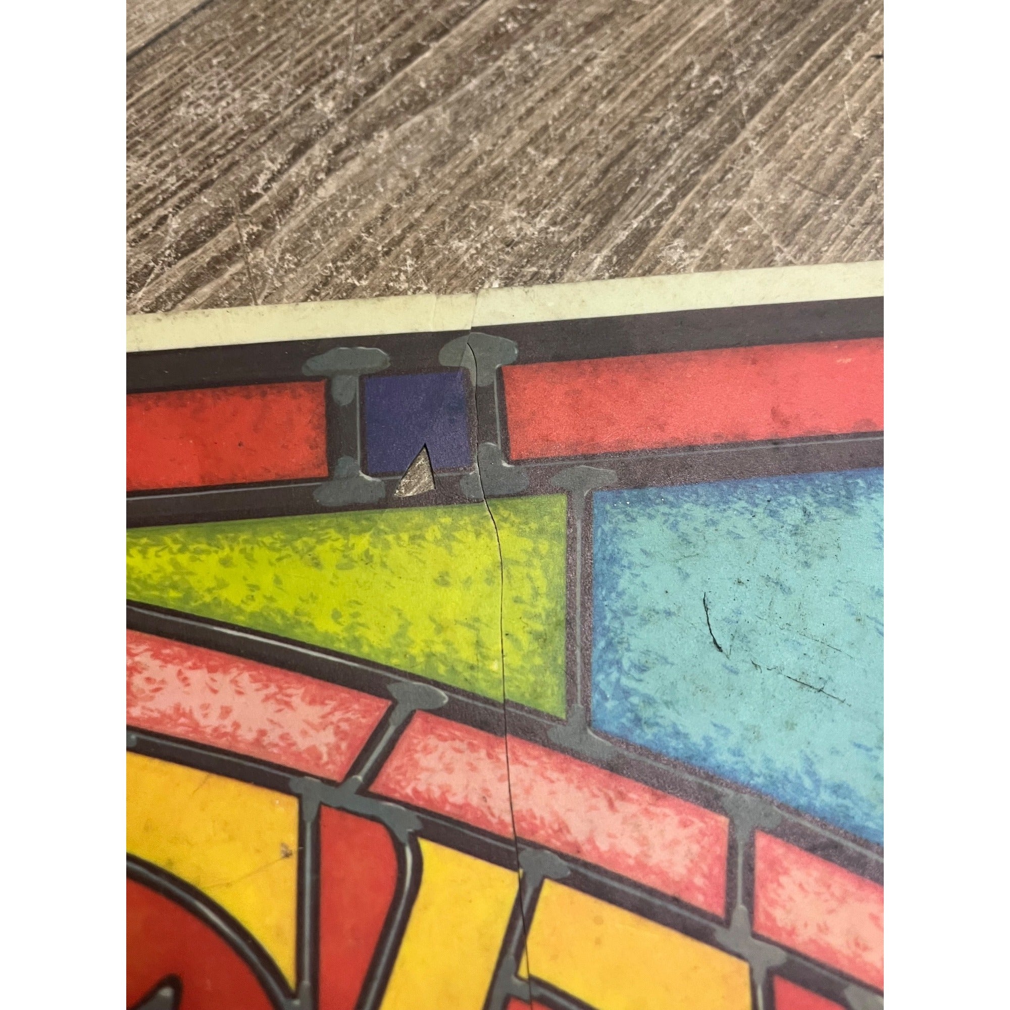 Scarce 1974 Vintage Busch Advertising Stained Glass Plastic Sign As-Is