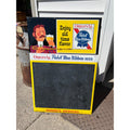 Vintage Pabst Blue Ribbon Beer Waiter Menu Board Advertising Sign