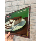 RARE Vintage Early 1900s Drake's Marble Cake Tin Litho TOC Advertising Sign