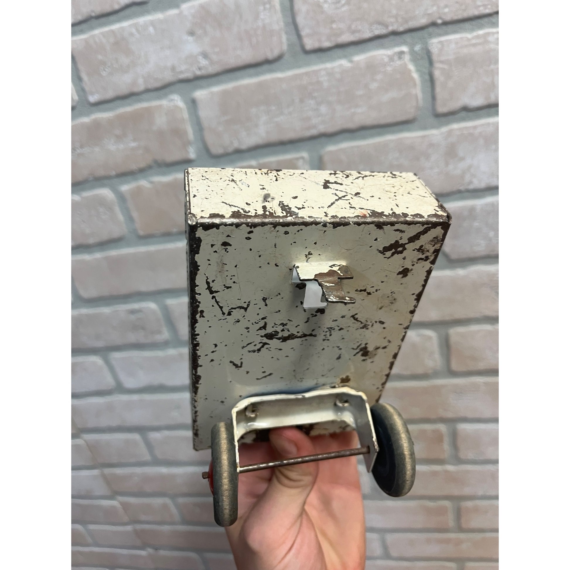 Vintage Marx Pressed Steel Toy Trailers Lot Meadow Brook, Motor Market, Ice