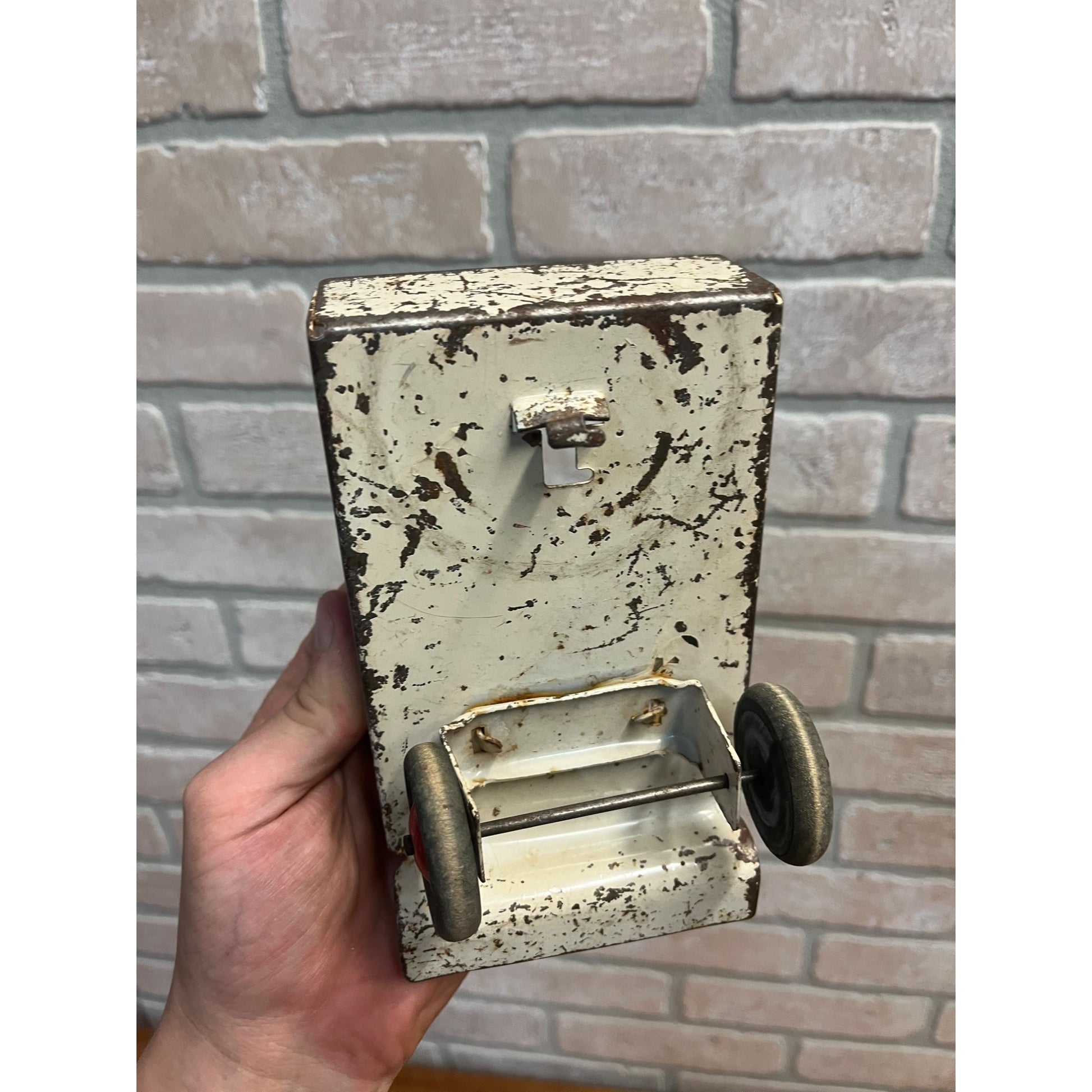 Vintage Marx Pressed Steel Toy Trailers Lot Meadow Brook, Motor Market, Ice