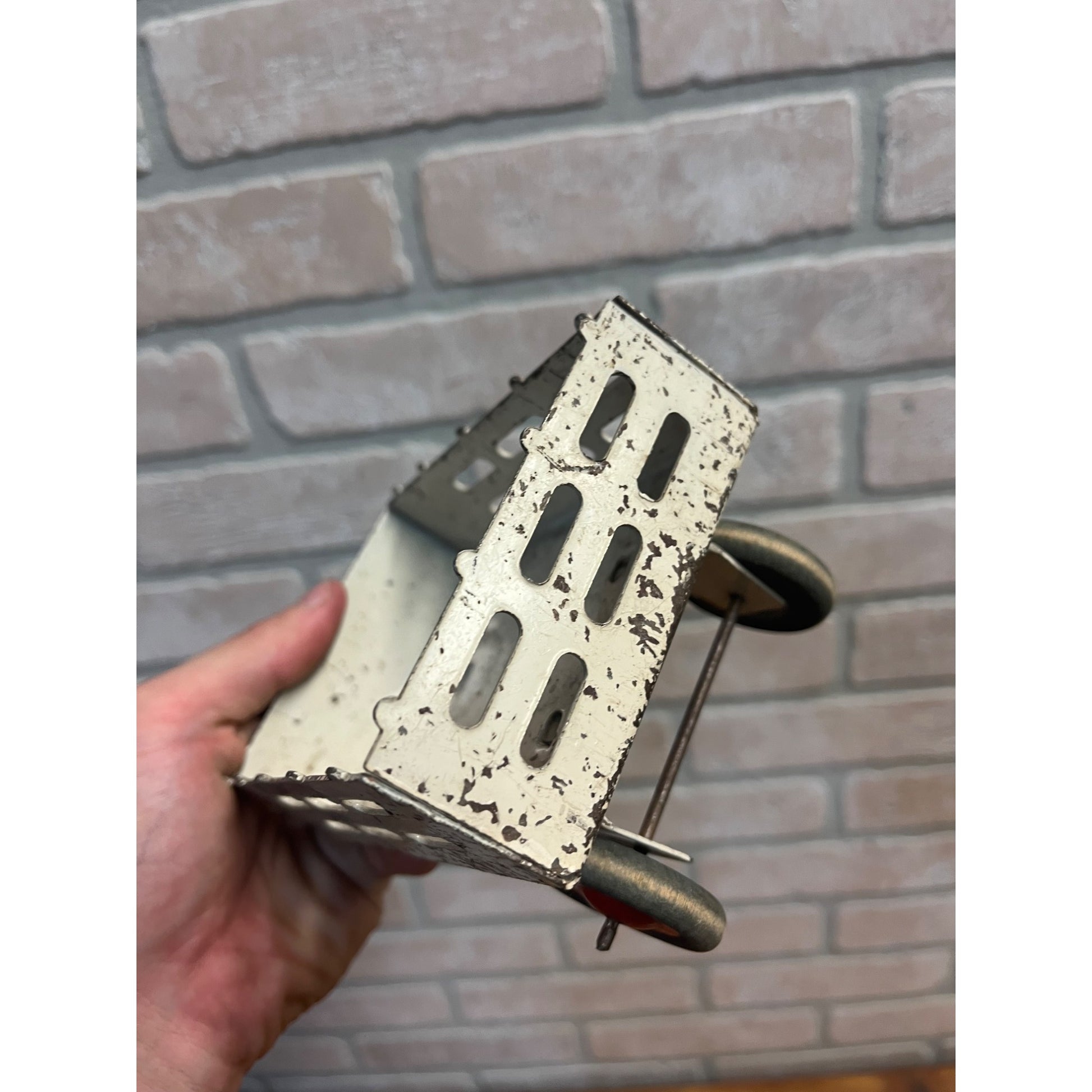 Vintage Marx Pressed Steel Toy Trailers Lot Meadow Brook, Motor Market, Ice