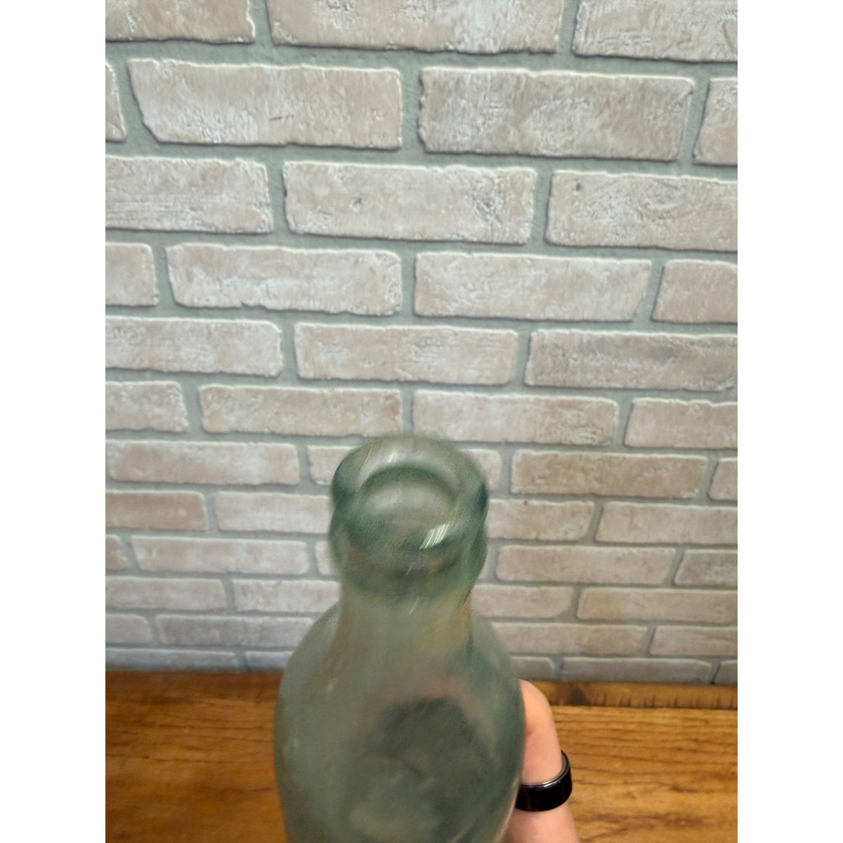 1900s Aqua Strum Bros Bottling Co Wi Soda Bottle Port Washington Wisconsin 8oz