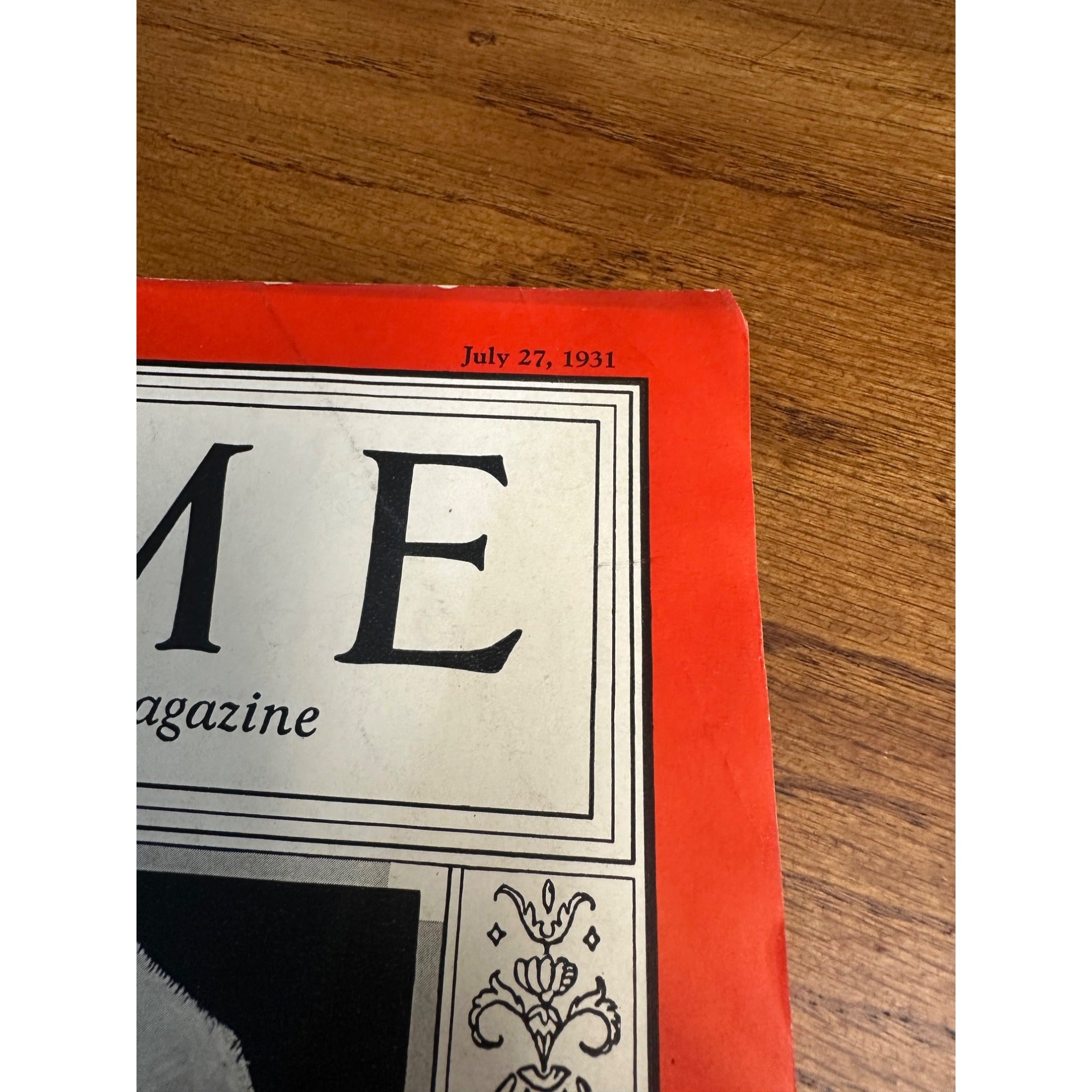 Time Weekly Magazine - Paul Von Hindenburg - July 27, 1931 - Original