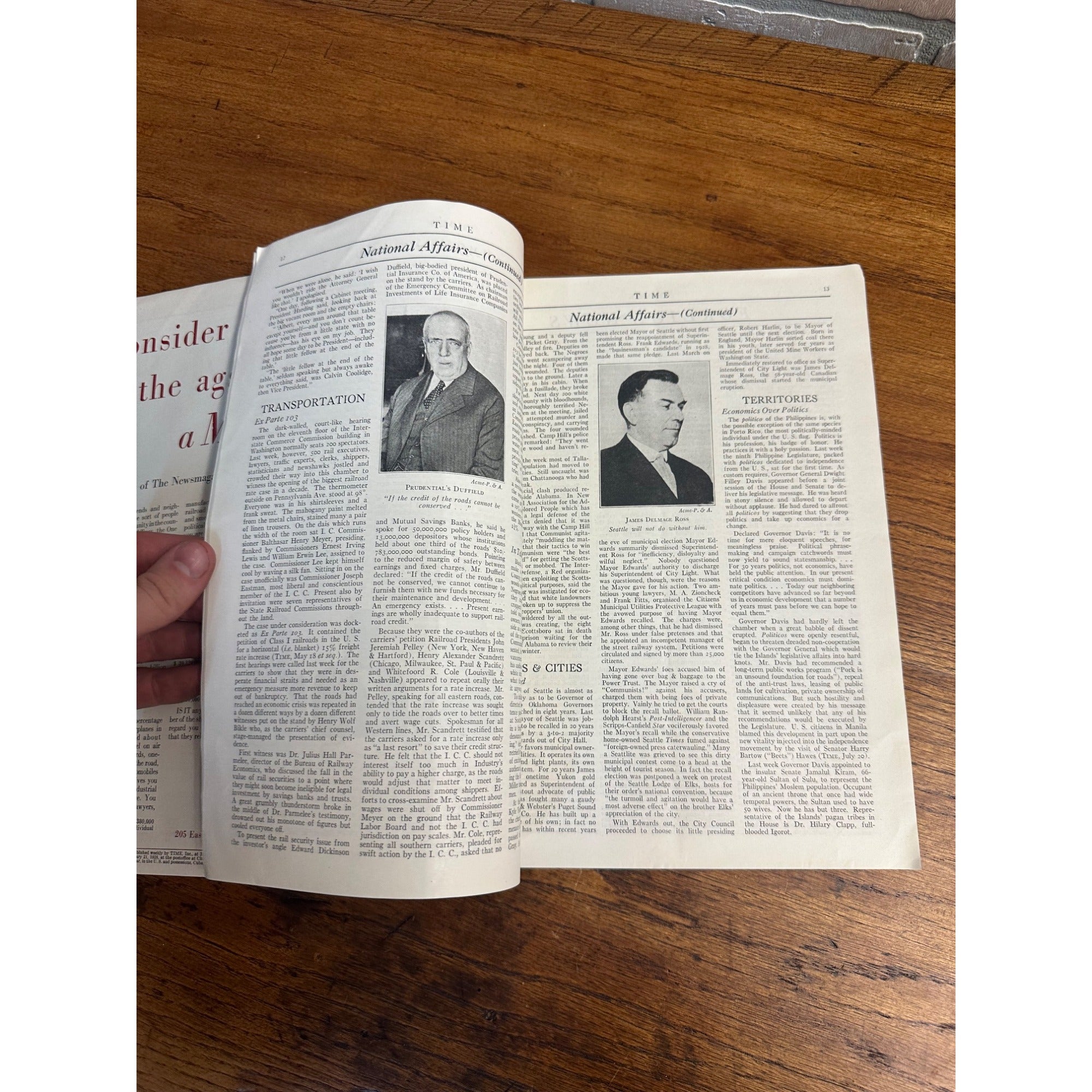 Time Weekly Magazine - Paul Von Hindenburg - July 27, 1931 - Original