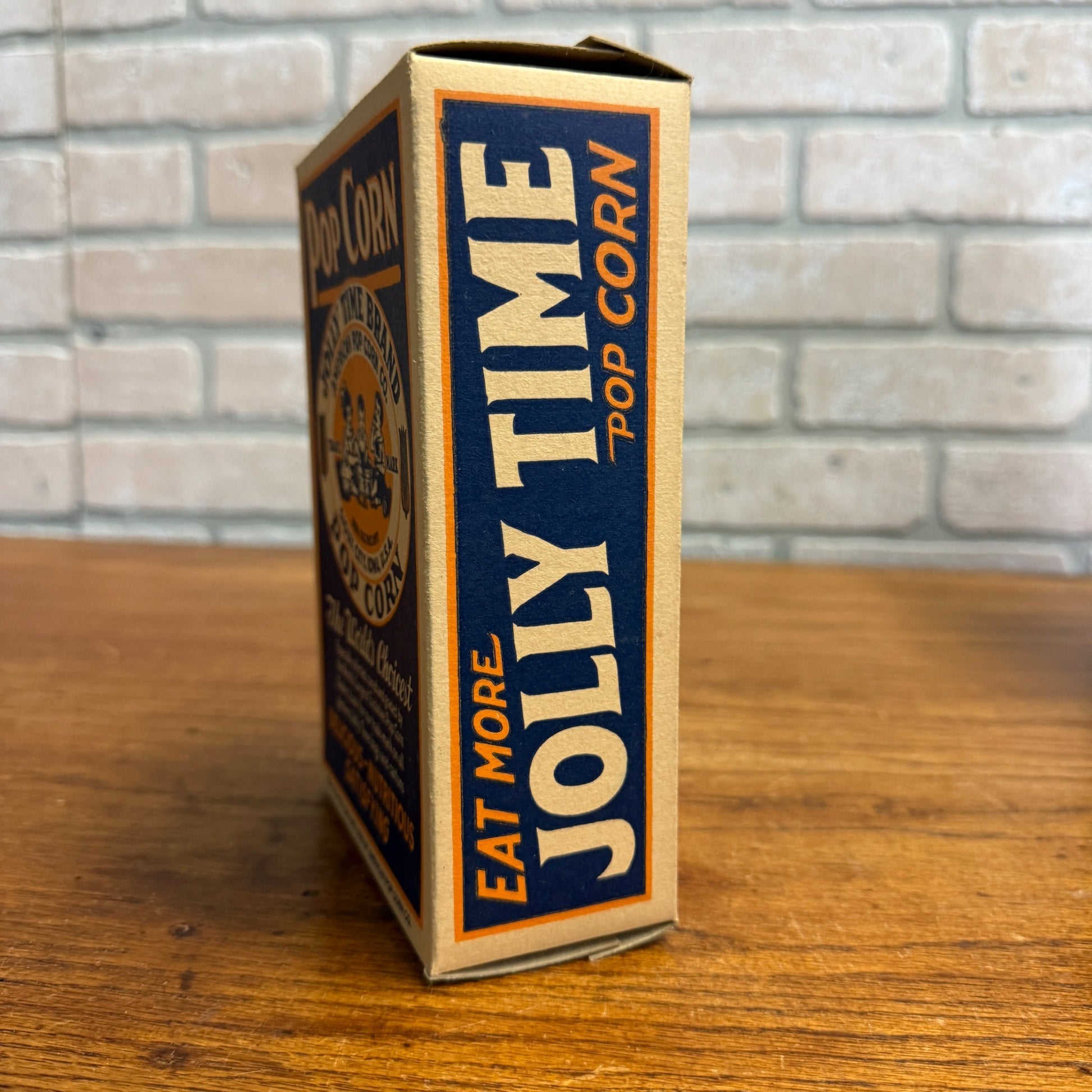 Vintage Jolly Time Popcorn Box Manitowoc, Wisconsin Advertising