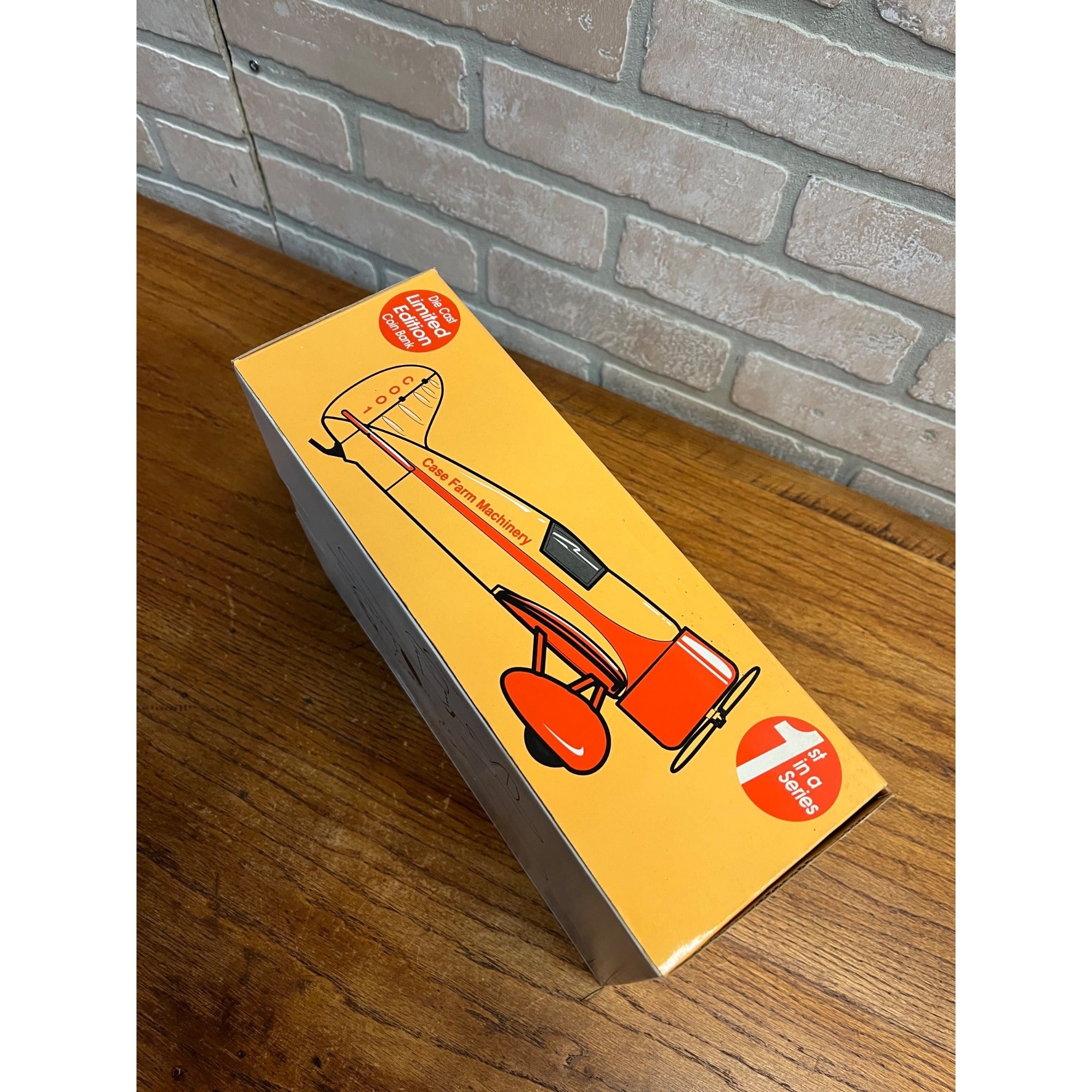 1/25 Case Farm Machinery Vintage Airplane Bank Diecast NIB NEW