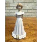 Vintage Growing Up Birthday Girls ENESCO 1982 Sweet 13 6.25"" Tall Girl Figurine