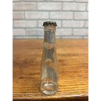 Vintage 1950s Miller High Life Beer Miniature Glass Bottle w/ Cap