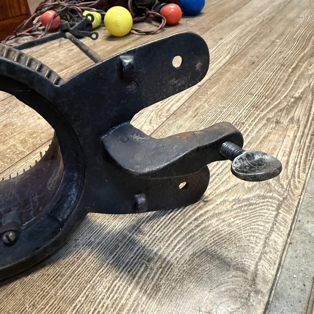 Gearhart 1908 Sock Making Machine-Cast Iron-Very Heavy-Black-Sold as Shown