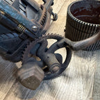Gearhart 1908 Sock Making Machine-Cast Iron-Very Heavy-Black-Sold as Shown
