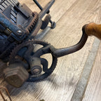 Gearhart 1908 Sock Making Machine-Cast Iron-Very Heavy-Black-Sold as Shown