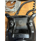 Vintage Bakelite Black Ericsson Ruen PTT Rotary Desk Phone Holland Untested